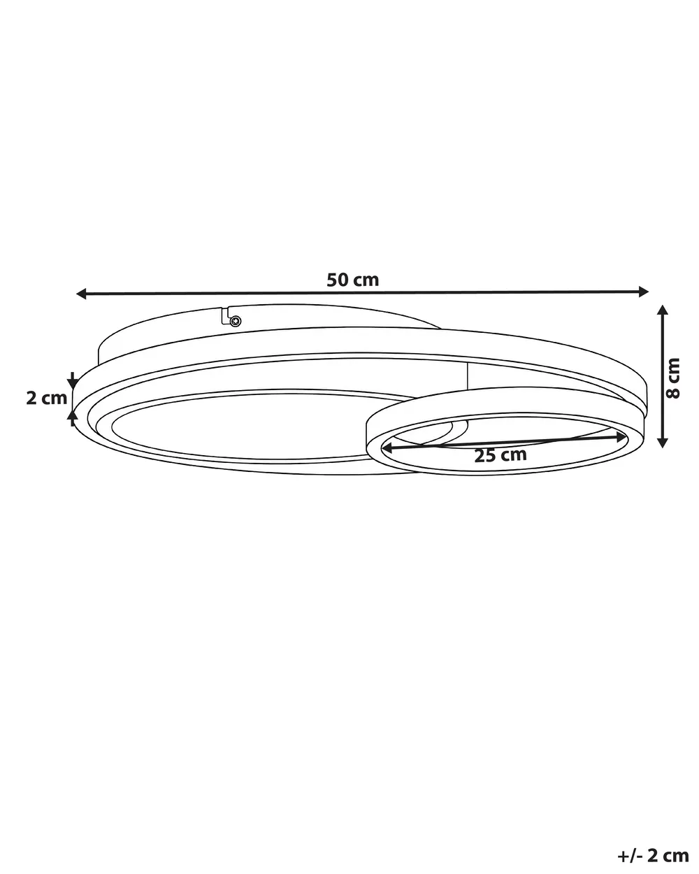 LED Ceiling Lamp COQUET Metal Gold_1102987