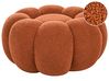 Pouffe BEAUFORT Boucle Brown