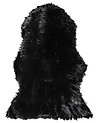 Tekoturkismatto MUNGO Musta 63 x 95 cm