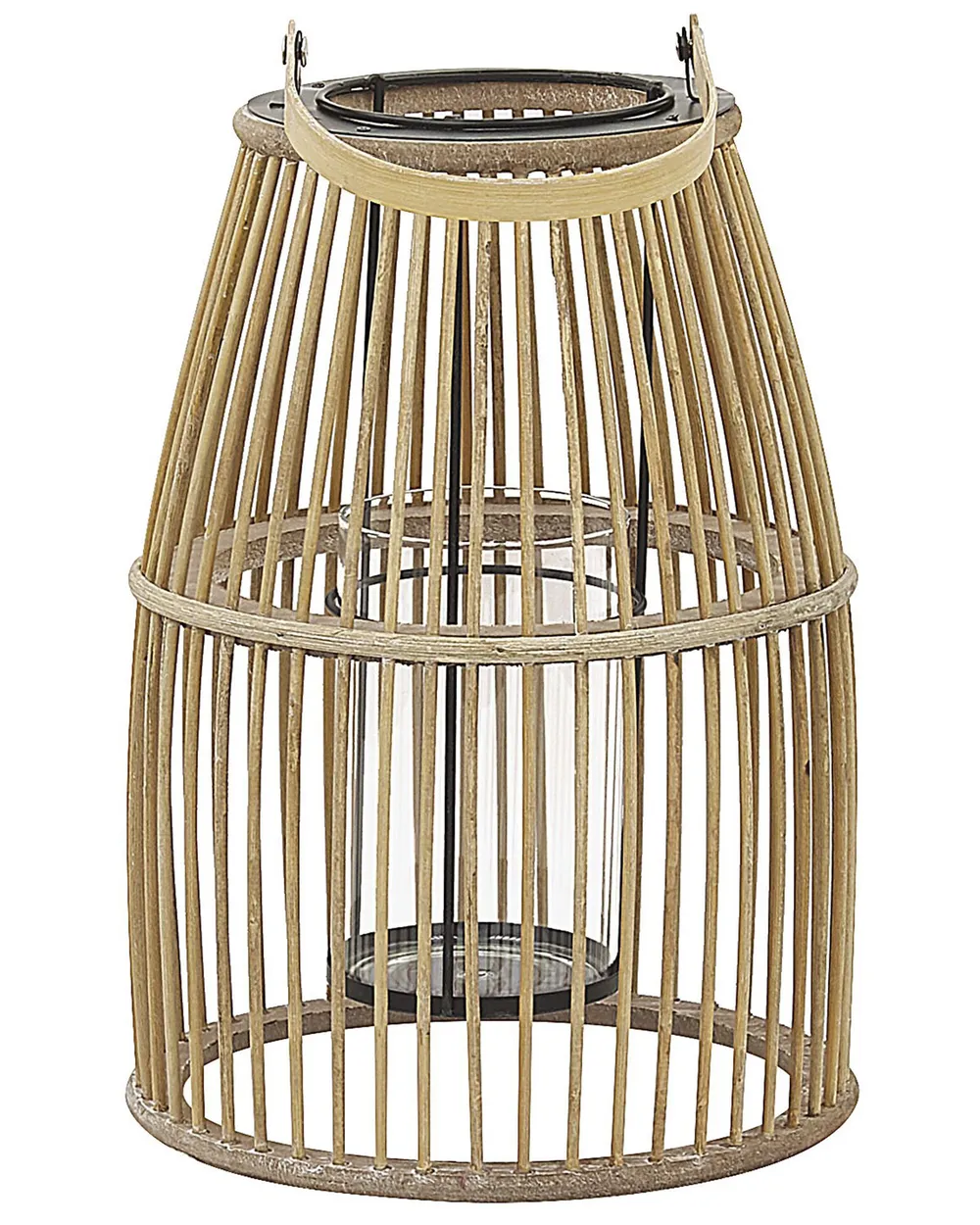 Lantern HOSTE 32 cm Bamboo Beige