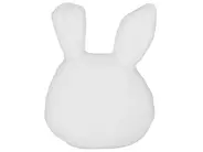 Set of 2 Decorative Cushions KANPUR Cotton 53 x 43 cm White Hare_801039