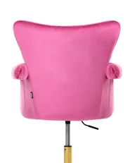 Desk Chair VELENCIA Velvet Fuchsia Pink_1062250