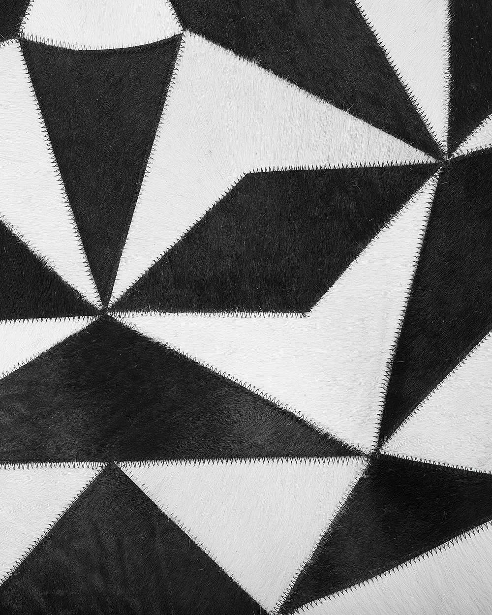 Rug TURGUTLU Black ø 140 cm Leather_721040