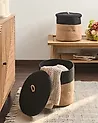 Korisetti 2 kpl SILOPI Puuvilla Musta/beige