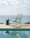 Garden Rocking Chair TURI Metal Green