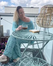 Lykta BERKNER 44 cm Videträ Naturlig_929979