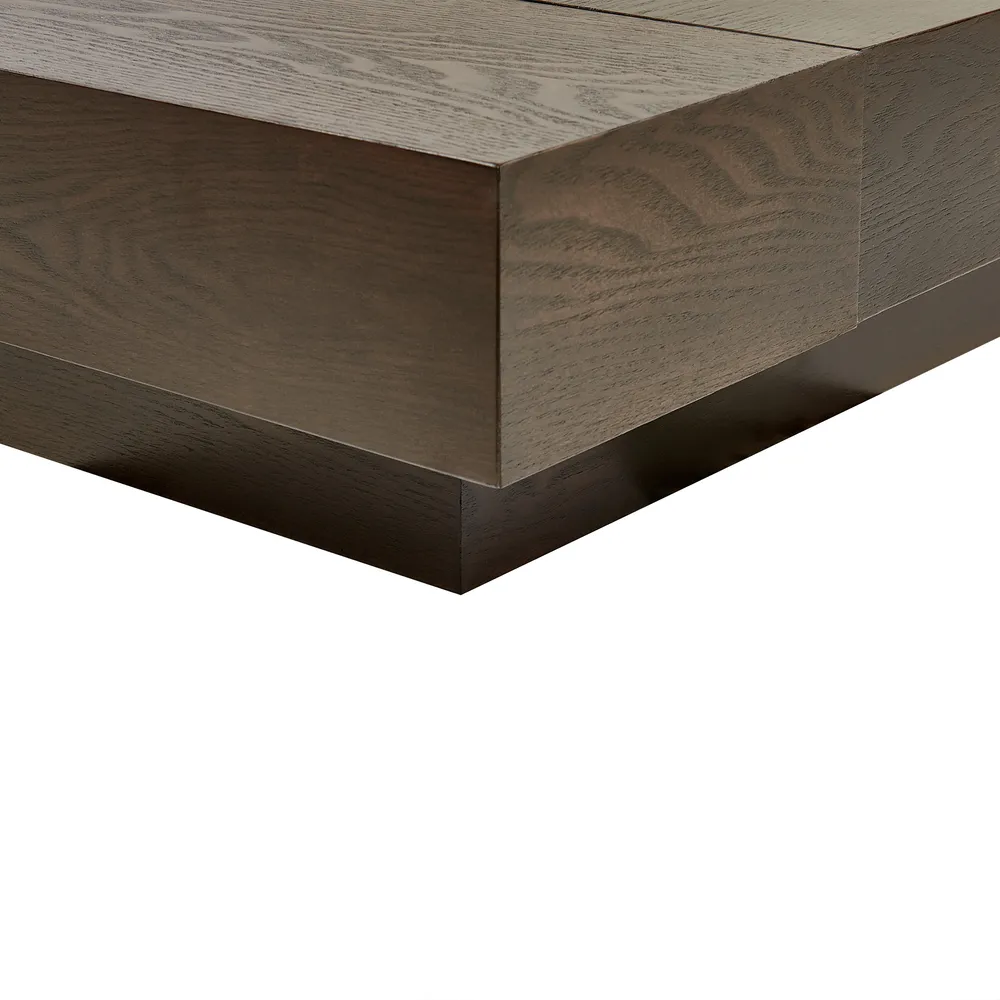 Bed ZEN 160 x 200 cm (EU King Size) Dark Ash Wood_751559