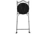 Bistro Set Folding CIVITA Metal Black_919785