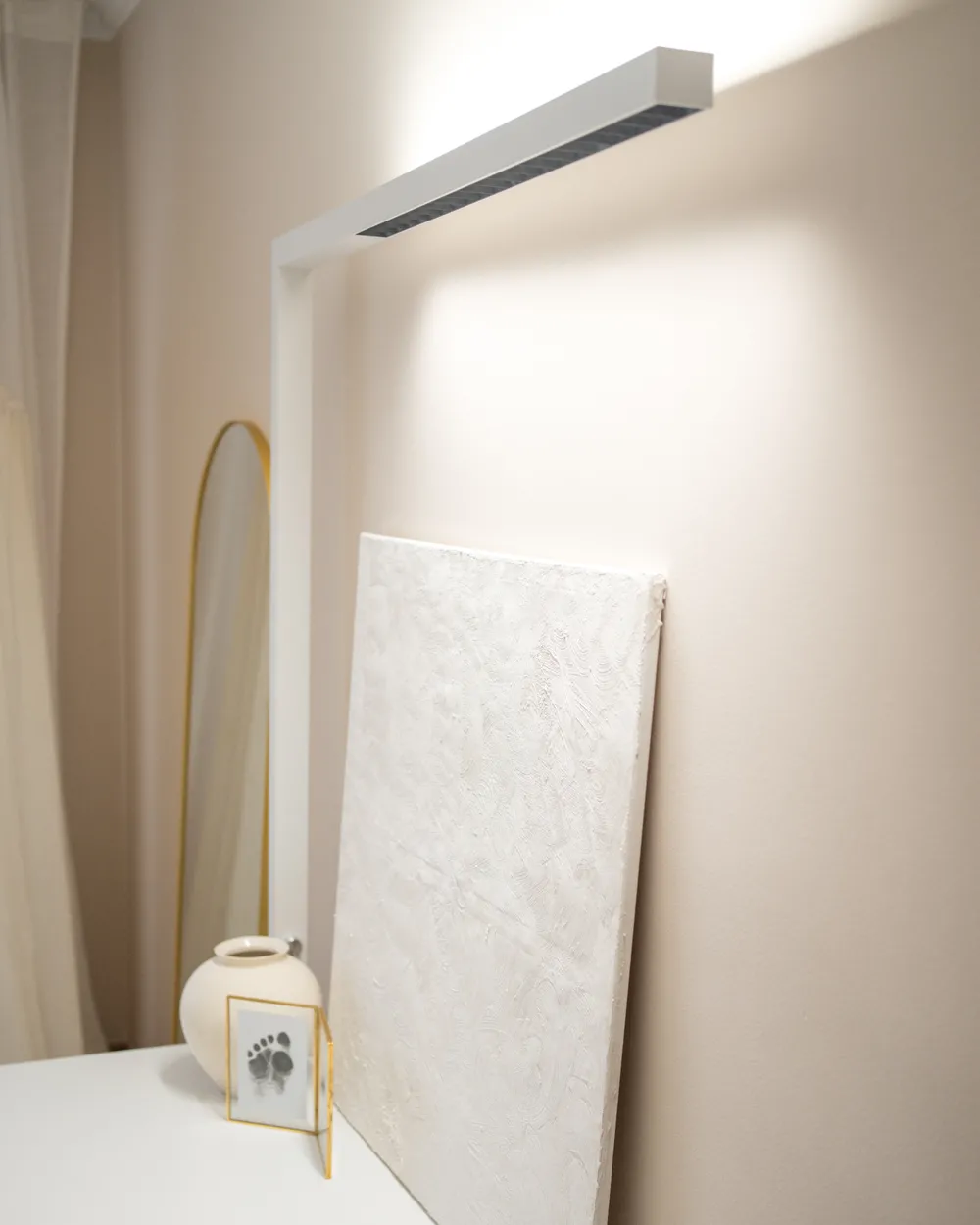 LED Clamp-On Desk Lamp VOLANS with Dimmer Metal White_1022576