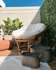 Garden Chair SALVO Rattan Natural_983634