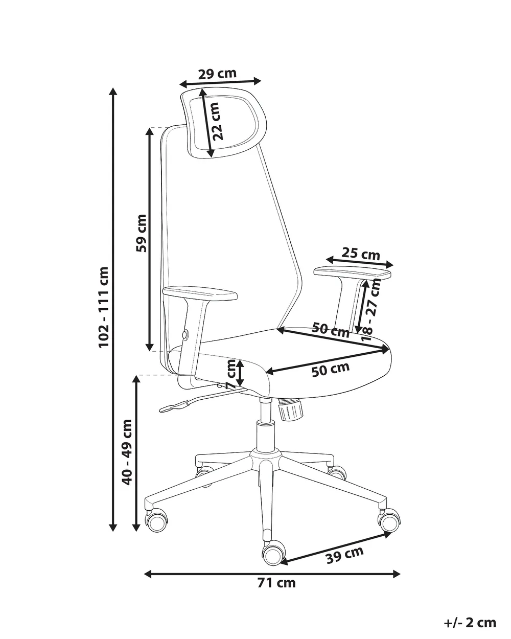 Office Chair ORYN Teal_1037263