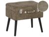 Storage Stool MALLARD Corduroy Light Brown