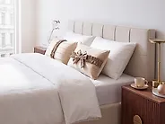 Koristetyynysetti 2 kpl BELLE 30 x 50 cm Sametti Vaaleanbeige Hillitty_1168729