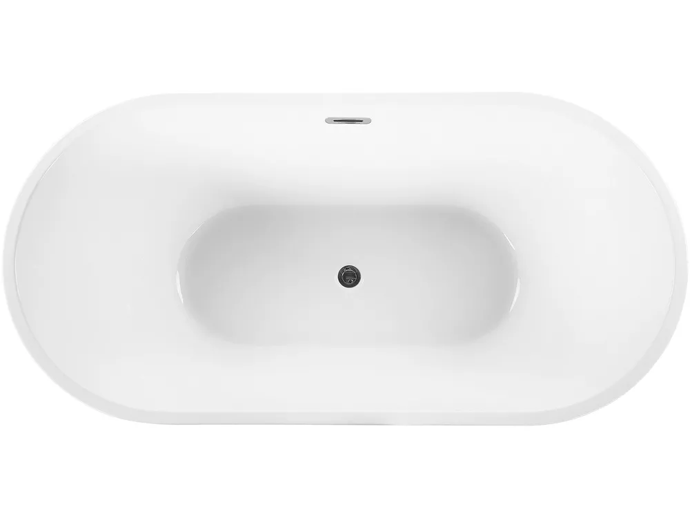 Freestanding Bathtub HAVANA 1700 x 730 mm Black/ White_857688