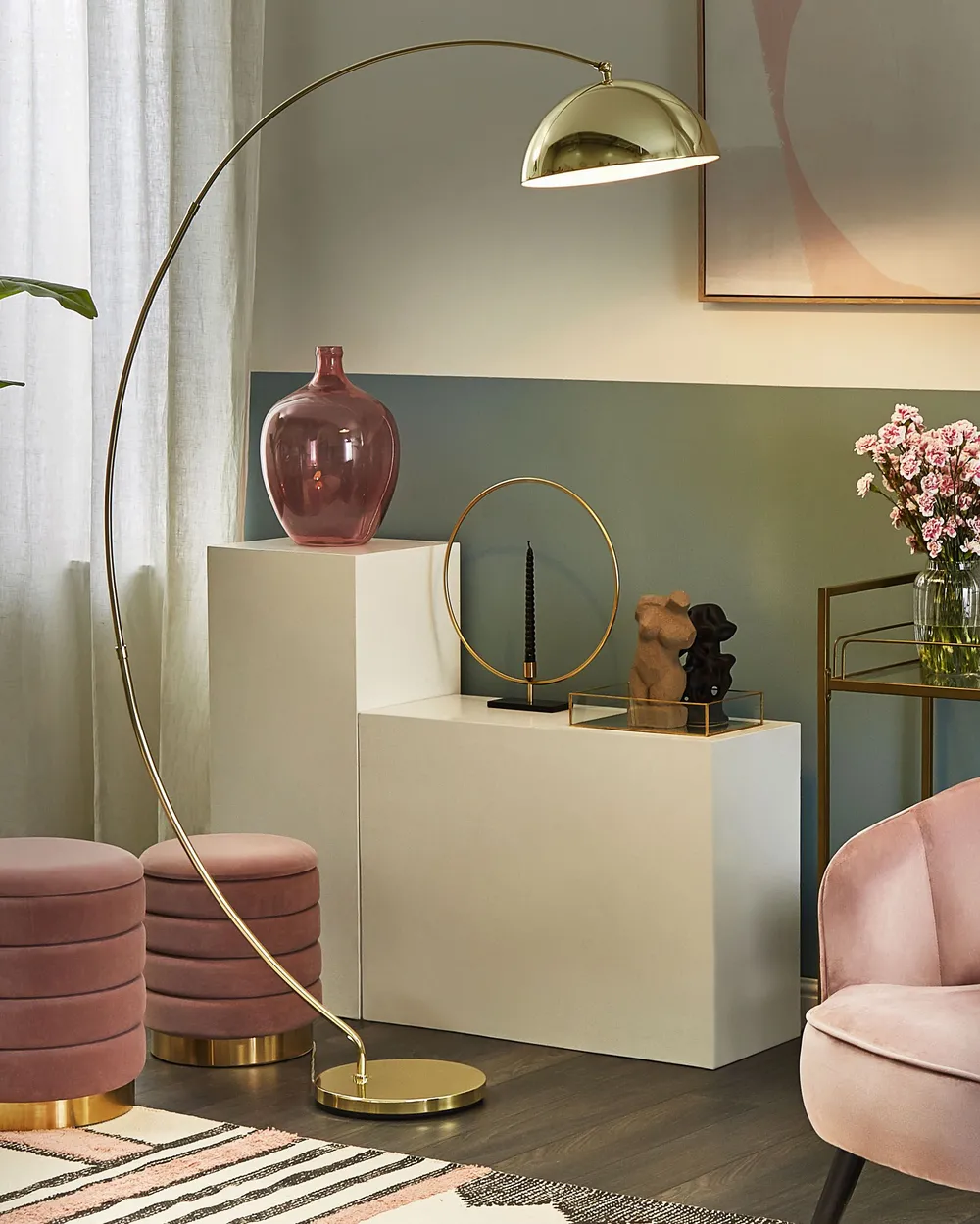 Floor Lamp KAMA Metal Gold