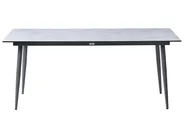 Garden Dining Table TOLENTINO 180 cm 90 cm Stone Effect Light Grey_1029924