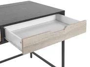 Home Office Desk JENA 120 cm 60 cm with Drawers Black_790276