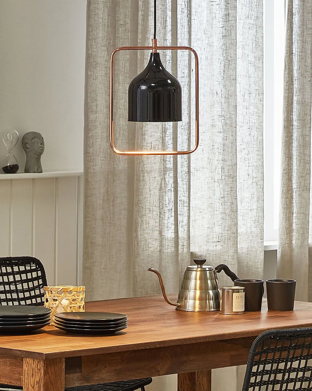 Pendant Lamp MAVONE Metal Black_1177358