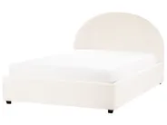 Säng med förvaring VAUCLUSE Bouclé Off-White 140 x 200 cm_951970