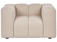 Sofagruppe 5-seters ANTOLA Bouclé Beige_1161583