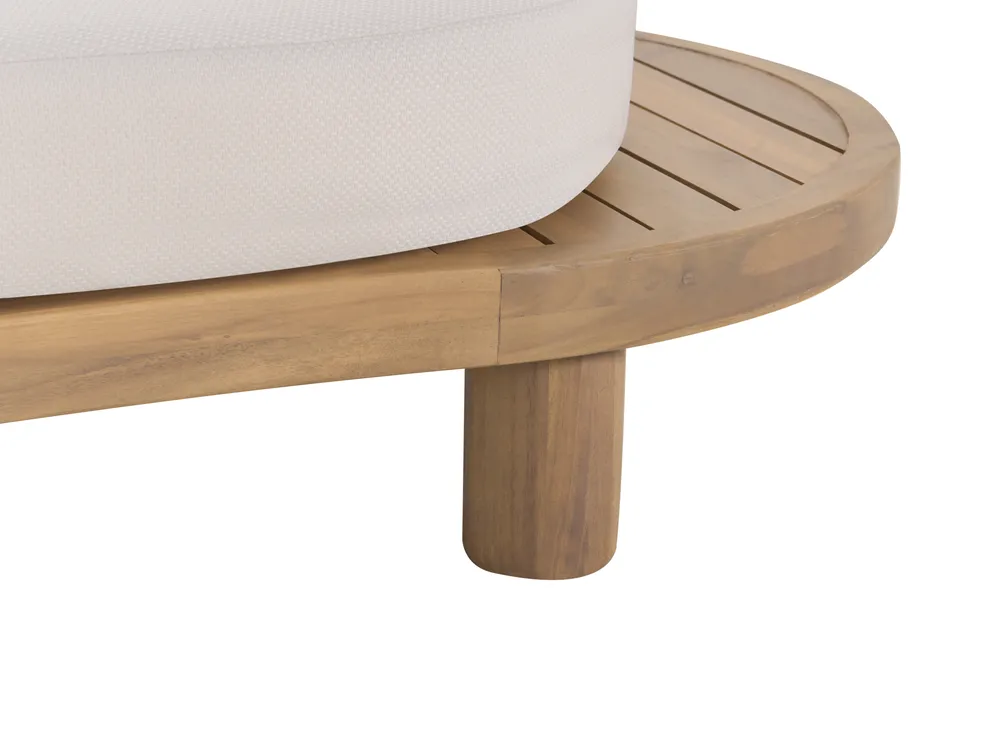Garden Sofa with Table 4 Seater NUMANA Acacia Wood Off-White_1074258