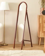 Standing Mirror CHELLES 150 cm Paulownia Wood Dark Brown_830370