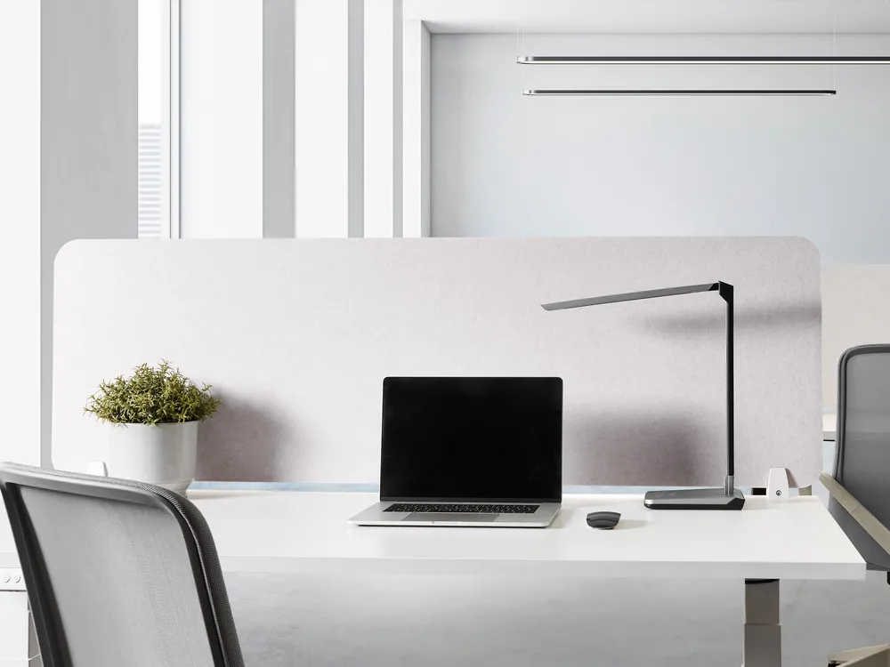 Desk Screen Off-White SPLIT Various Sizes