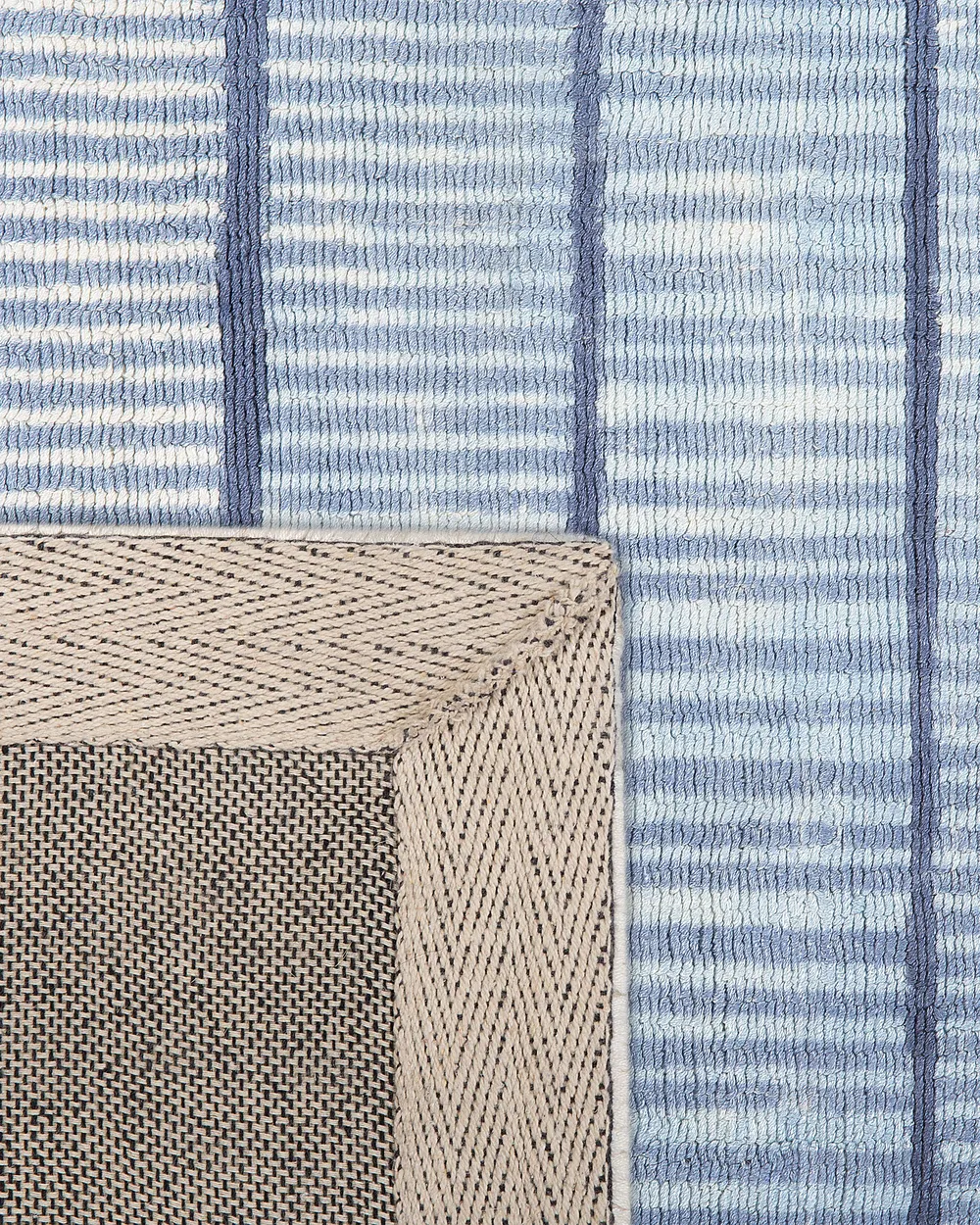 Rug YARDERE Light Blue 80 x 150 cm Viscose_751212