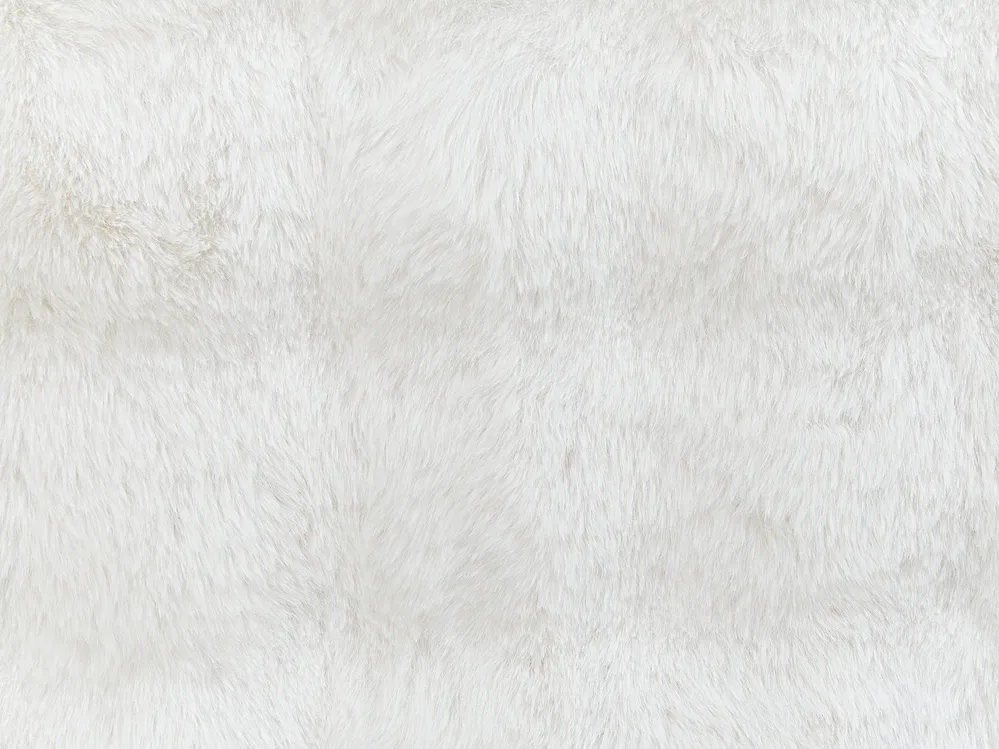 Torkkupeitto SALKA Keinoturkis 200 x 220 cm Valkoinen_917362
