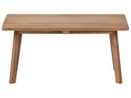 Garden Lounge Set with Table 4 Seater ARENELLA Certified Acacia Wood Light Beige_928381