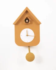 Pendelklokke BONNEVAL 24 cm med gjøkefunksjon Gul_1158548