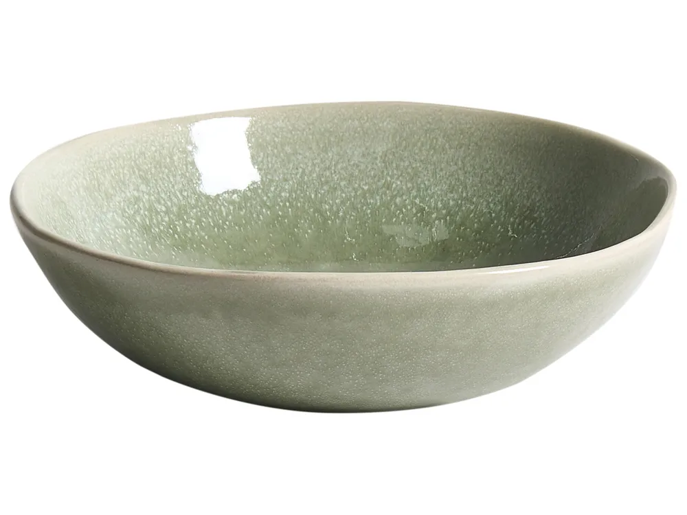 Set of 12 Dinnerware HOPS Stoneware Green_1060695