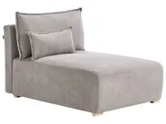 Modular Corner Sofa NERBO Fabric Grey Left Hand_1035215