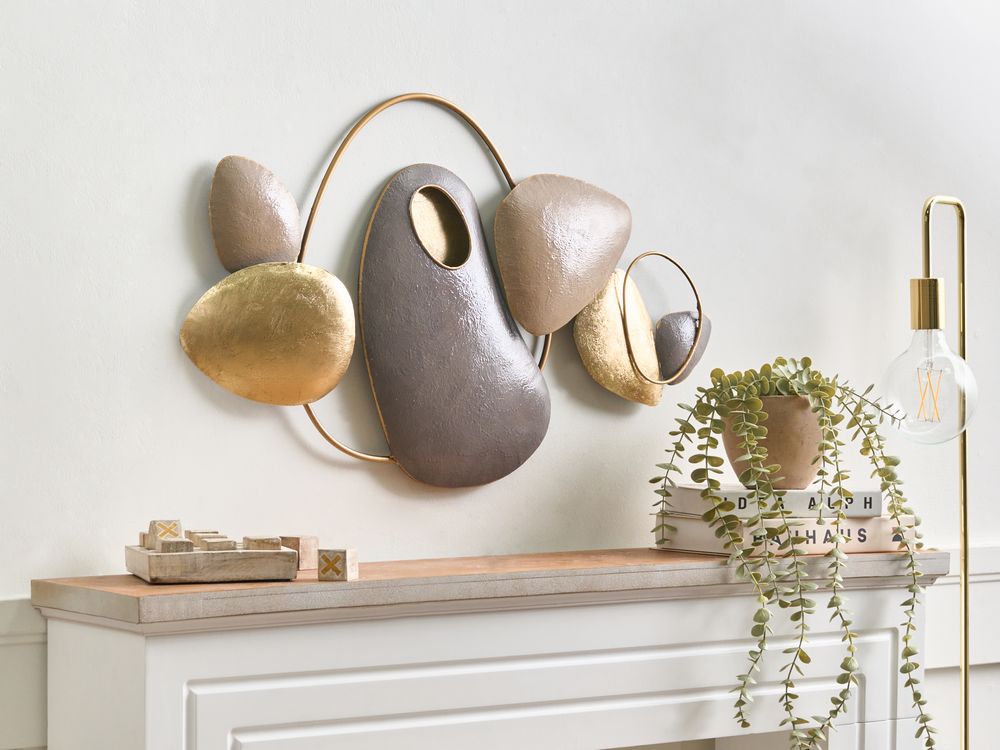 Väggdekoration CLANE Metall 46 cm Guld
