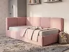 Dagbädd JACOU 90 x 200 cm med förvaring Vänstervänd Rosa