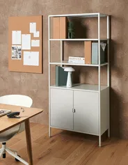 Förvaringsenhet KAURI Metall Ljusgrå_1037607