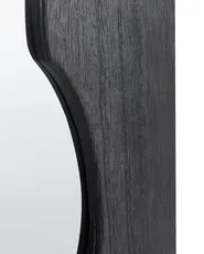 Wall Mirror SAULLCET 75 cm 175 cm Paulownia Wood Black_938211