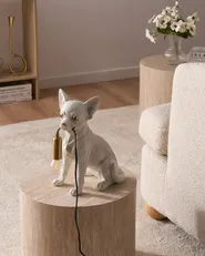 Table Lamp Dog ROCCO White_1066504