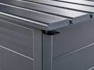 Storage Box CAMPALTO 123 cm 60 cm Metal Dark Grey_937960