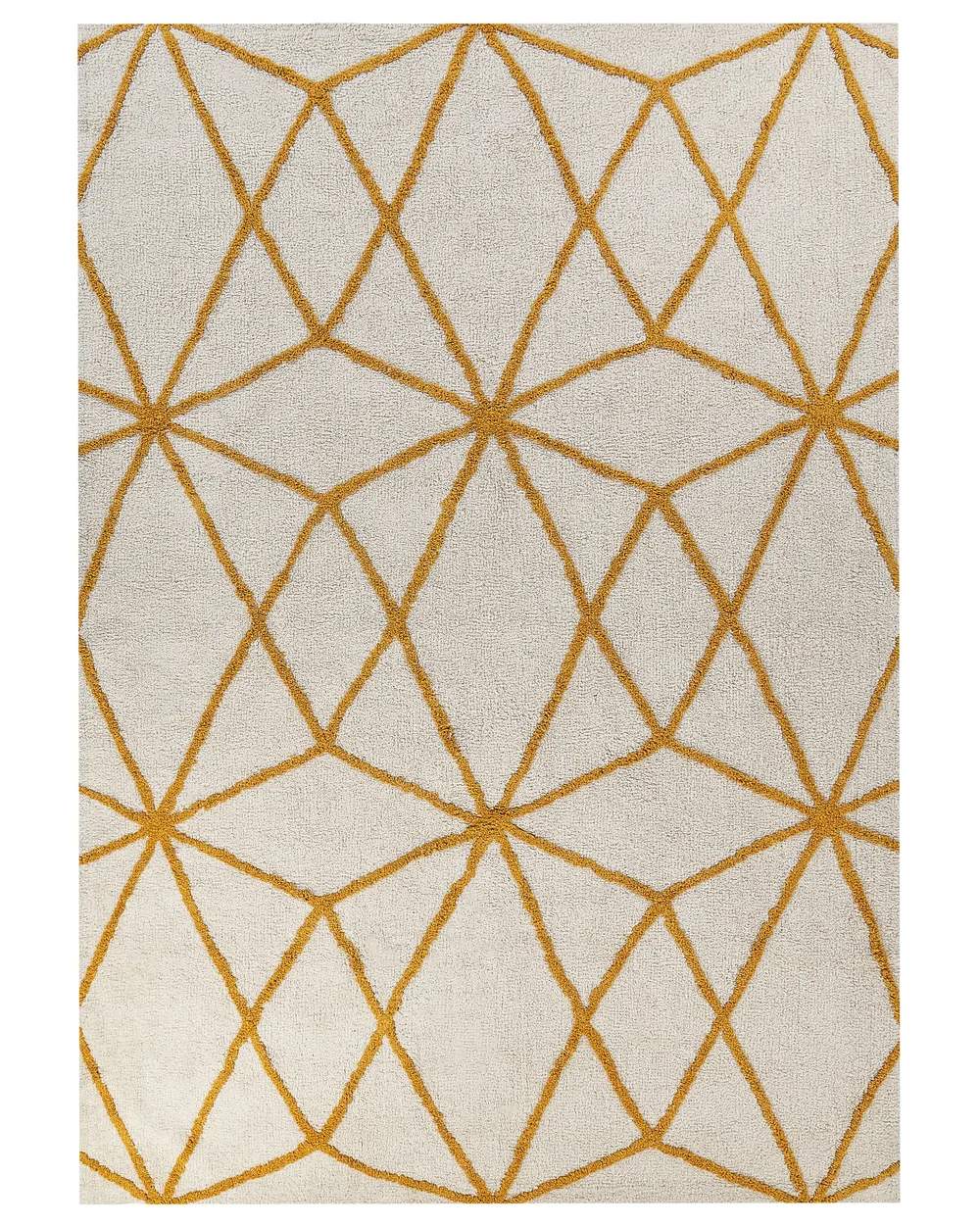 Rug MARAND Yellow 160 x 230 cm Cotton