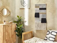Seinävaate HANGU Puuvilla 114 cm Beige_856787