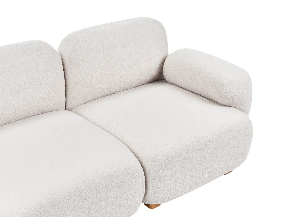 Modular Sofa 2 Seater AMLI Boucle Off-White_1070118