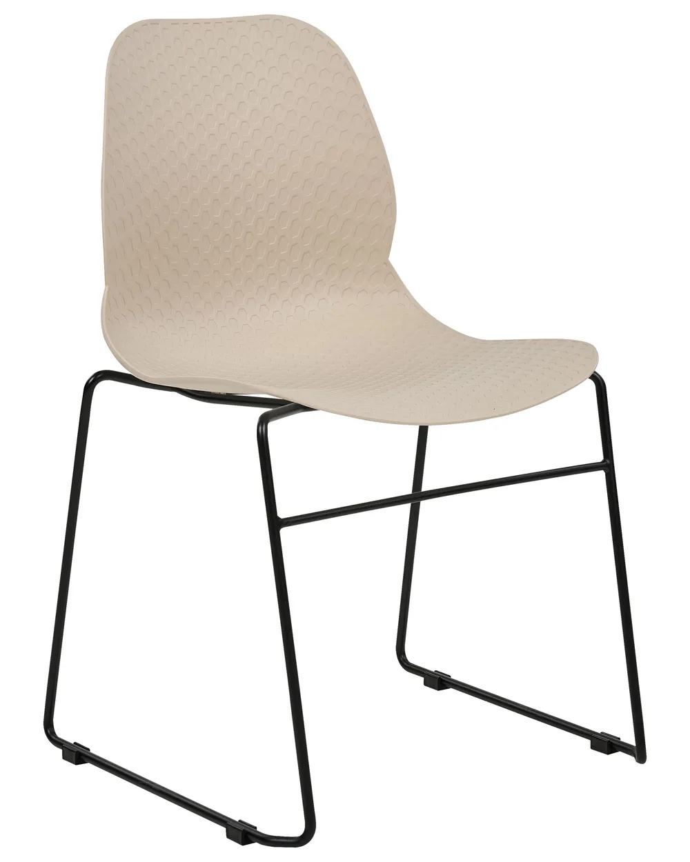 Set of 4 Conference Chairs PANORA Beige_873627
