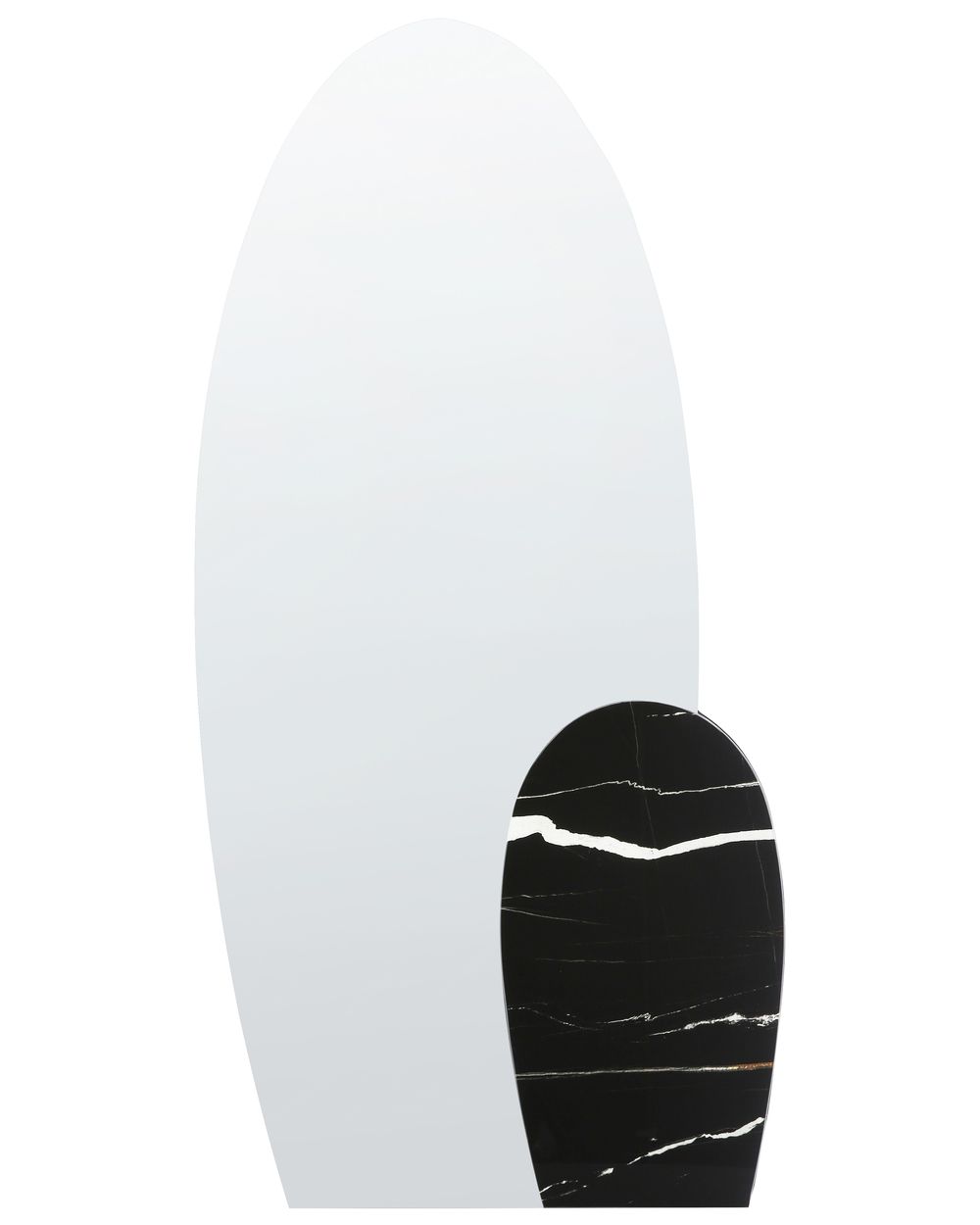 Väggspegel VIERZON 58 cm 120 cm Svart