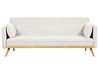 Sofa Bed 3 Seater ASAA Fabric Off-White
