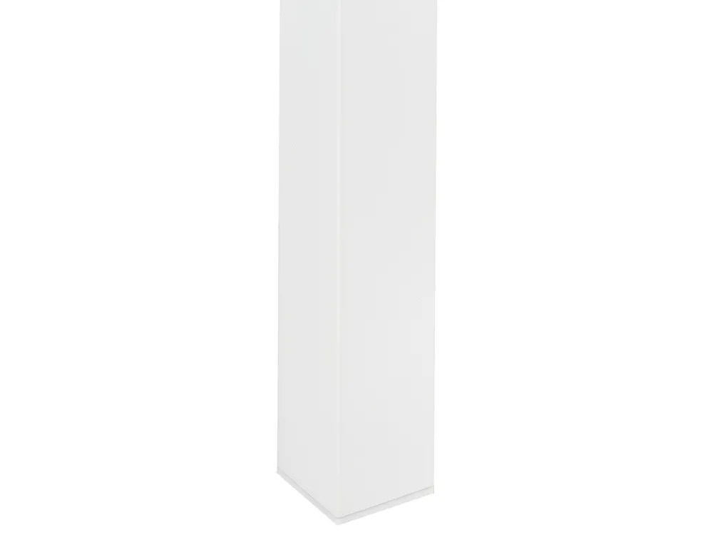 Garden Dining Table MESSINA 100 cm 52 cm White_932914
