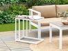Garden Side Table MESSINA 60 cm 35 cm White