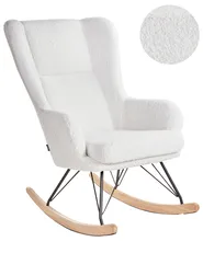 Rocking Chair LUOMA Boucle Off-White_974513
