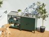 2 Piece Outdoor Kitchen Set with Sink VILAMA Green Metal