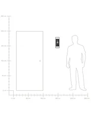 Set med 2 vägglampor för utomhusbruk TARNA Svart_1099921